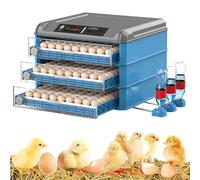 Automatic Egg Incubator with Humidity Control, LED Digital Screen, Adjustable Temperature, Egg Auto-Turning Tray for Hatching Chickens, Ducks, Geese, Birds - 24 Eggs