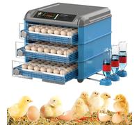 Automatic Egg Incubator with Humidity Control, LED Digital Screen, Adjustable Temperature, Egg Auto-Turning Tray for Hatching Chickens, Ducks, Geese, Birds - 24 Eggs