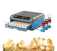 Automatic Egg Incubator with Humidity Control, LED Digital Screen, Adjustable Temperature, Egg Auto-Turning Tray for Hatching Chickens, Ducks, Geese, Birds - 24 Eggs