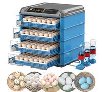 Automatic Egg Incubator with LED Temperature Control and Ventilation, Egg Turning Feature for Hatching Chicken, Duck, Goose, and Birds, 256 Eggs Capacity