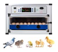 Automatic Egg Incubator with Temperature Control and LED Display for Hatching Chickens and Quail, Ideal for Farm Poultry Use