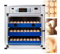 Automatic Egg Incubator with Turning and Water Addition, Includes Egg Candler for Hatching Chicken, Poultry, Pigeon, and Game Bird Eggs, Capacity for 204 Eggs