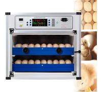 Automatic Egg Incubator with Wi-Fi, Egg Turner, and Candler for Hatching Various Birds - Up to 272 Eggs