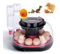 Automatic Egg Incubators for Hatching Eggs 12 Egg Incubator with Automatic Egg Turning and Humidity Control, Egg Candler, Auto Water Replenishment for Chicken Quail DuckTurkey Parrot Goose Egg