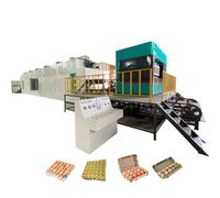 Automatic Egg Tray Manufacturing Machine - Versatile Egg Carton Production Line for Various Packaging, Cake Trays, and More