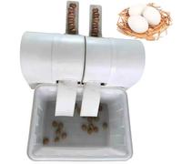 Automatic Egg Washing Machine for Fresh Eggs, 2300 Pcs/H Electric Egg Washer Machine, Roller Brush Egg Surface Cleaning Washer Machine for Chicken, Duck, Goose Eggs, Breeding Farms, Restaurant(Double)