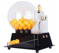 Automatic Electric Bingo Ball Machine, Acrylic Bingo Cage with 100 Calling Balls, Bingo Set for Large Groups Parties Family Game Night