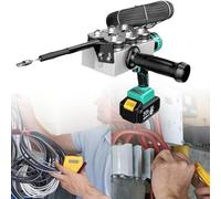 Automatic Electric Cable Threading Machine with Lithium Battery for Concealed Pipes, Fast Wire Pulling at 40M/Min, Ideal for Home and Outdoor Electrical Work