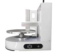 Automatic Electric Cake Cream Spreading Machine Electric Birthday Cake Cream Spreading Machine, Cakes Coating Smoothing Machine Stainless Steel Icing Smoother for Making 4-12 Inch