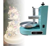 Automatic Electric Cake Cream Spreading Machine - Stainless Steel Icing Smoother with Adjustable Speed Turntable for 4-12 Inch Cakes, Professional Cake Decorating Tool