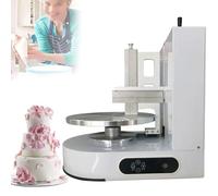 Automatic Electric Cake Turntable, Stainless Steel Cake Decorating Spreading Machine with Adjustable Speed for 4-12 Inch Cakes