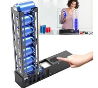 Automatic Electric Can Crusher for 8 oz & 16 oz Aluminum Beverage Cans - Efficient Recycling, Beer Can Crusher with Automatic Ejection, Space-Saving Design