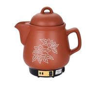 Automatic Electric Chinese Medicine Pot, 4 QT Intelligent Heat Preservation Purple Clay Casserole, Medicine Tea Cooker Stock Pot Cookware with Audible Reminder, 7L/7 QT