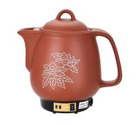 Automatic Electric Chinese Medicine Pot, 4 QT Intelligent Heat Preservation Purple Clay Casserole, Medicine Tea Cooker Stock Pot Cookware with Audible Reminder, 10L/10 QT