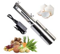 Automatic Electric Coconut and Sugarcane Peeler Machine, Adjustable Thickness for Efficient Peeling, Ideal for Pumpkin, Winter Melon, Taro, and Pineapple, Durable for 8 Hours Continuous Work