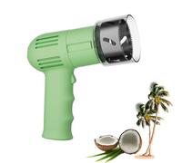 Automatic Electric Coconut Opener Tool, Stainless Steel with Retractable Protective Cover, Cordless for Easy Coconut Opening at Home or Shop