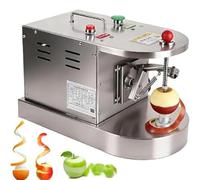Automatic Electric Fruit Peeler for Orange and Lemon, Stainless Steel, Height & Thickness Adjustable, 500 PCS/H, Ideal for Restaurant Kitchen Use