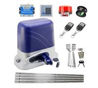 Automatic Electric Gate Opener for 1300KG Sliding Gate Door Garage Operator with 4m Steel Racks Remote Gear Motor Actuator Extensive Applicability(KI8)