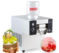 Automatic Electric Ice Shaved Machine, 176 Lbs/24H Snowflake Ice Maker, Food-Grade Stainless Steel, for Desserts & Drinks