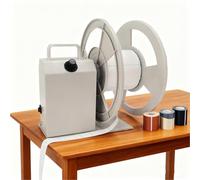 Automatic Electric Label Rewinder - Bi-Directional Rewinding, Auto Sync, 120mm Width, 230mm Diameter, 1-10 in/sec Speed, Ideal for Logistics, Electronics, Garment Labels