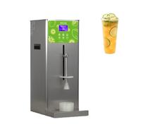 Automatic Electric Lemon Muddler and Ice Crusher with 2 Shaker Cups, 9-Speed Adjustable, Timer Function, 100 Cups per Hour, 220V