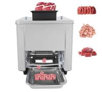 Automatic Electric Meat Cutter Machine, 850W, 330lb/h for Slicing Boneless Pork, Beef, Chicken, Fish - Ideal for Home, Restaurant, Supermarket