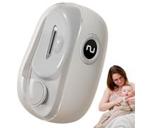 Automatic Electric Nail Clipper, Electric Nail Clipper: USB Rechargeable Nails, Quiet 3-Speed Nail Clipper with LED Light & Remnant Storage For