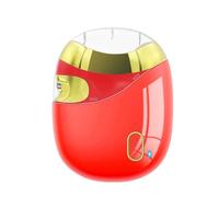 Automatic Electric Nail Clipper for Adults for Seniors for Men Nail File USB Rechargeable Prevents Nail Chips from Flying (Red,85X66X34mm)