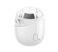 Automatic Electric Nail Clipper for Adults for Seniors for Men Nail File USB Rechargeable Prevents Nail Chips from Flying (White,85X66X34mm)