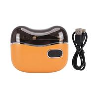Automatic Electric Nail Clipper with LED Light USB Rechargeable Nail Trimmer for Grooming Nails (Orange)
