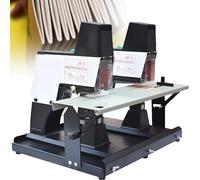 Automatic Electric Saddle Stapler, Rapid Binder Machine with Foot Pedal, 1-9 Intensity Levels for Flat & Saddle Binding
