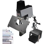Automatic Electric Saddle Stapler with Pedal - 106 Rapid Stapler Binder Machine, 2-30 Sheets Capacity, Adjustable Thickness 100mm - Office & Heavy Book Binding, 1-9 Intensity Levels