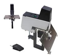 Automatic Electric Saddle Stitch Booklet Stapler - Heavy Duty Binding Machine for Office, Print Shop, Professional Use - Perfect for Making Magazines, Catalogs, Manuals, and Reports