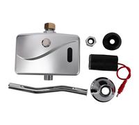 Automatic Electric Urinal Flush Valve Sensor&Manual 2 Function Exposed Wall Mount DC6V Urine Flushing