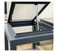 Automatic Electric Window Opener with Remote Control & Rain Sensor - 400W Chain Ventilator for Roof & Greenhouse (500mm/20.5in) - Ideal for Easy Airflow Management