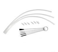 Automatic Espresso Milk Pipe Kit for Super Auto Frother Hose | Compatible with HP1 HP3 Adapters | Includes Cleaning Brush for Coffee Machine Accessories(A)
