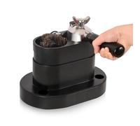 Automatic Espresso Portafilter Cleaner Machine - Electric Portafilters Coffee Puck Sucker Cleaning Brush Machine for Commercial Standing Knock Box Espresso Accessories