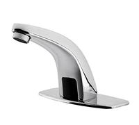 Automatic Faucet with Infrared Sensor,Chrome Cold and Hot Water Applicable Basin Tap for Bathroom