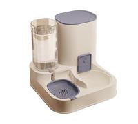 Automatic Feeder and Watering, 2-in-1 Automatic 2.3L Feeder, 1.3L Water Dispenser for Dogs Cats Small and Medium Pets, Gravity Feeder Travel Accessories - Blue