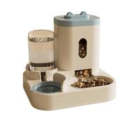 Automatic Feeder and Watering, 2-in-1 Automatic 2.3L Feeder, 1L Water Dispenser for Dogs, Cats, Small and Medium Pets, Gravity Feeder Travel Accessories - Blue