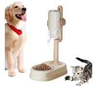 Automatic Feeder for Pets - Automatic Feeders for Food Water 750 ml, Non-Drip Feeder Easy to Clean 28 x 17 x 52 cm for Small Animals Dogs Cats | For Ani
