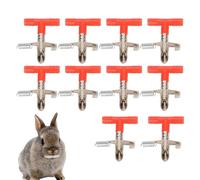 Automatic Feeder,Metal Watering Kit | Metal Bucket Connector Bunny Drinker Feeder, Pet Supplies Poultry Watering System for Poultry Ferret Bunny