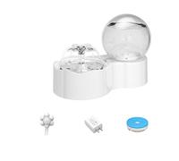 Automatic Feeders 2.3L Automatic Cat Water Fountain With Faucet Dog Water Dispenser Transparent Filter Drinker Pet Sensor Auto Drinking Feeder for dogs and cats(Set)