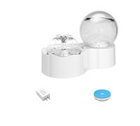 Automatic Feeders 2.3L Automatic Cat Water Fountain With Faucet Dog Water Dispenser Transparent Filter Drinker Pet Sensor Auto Drinking Feeder for dogs and cats(Add plug)