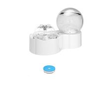 Automatic Feeders 2.3L Automatic Cat Water Fountain With Faucet Dog Water Dispenser Transparent Filter Drinker Pet Sensor Auto Drinking Feeder for dogs and cats(Add filter chip)