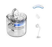 Automatic Feeders 2L Automatic Water Feeder With Sensor Faucet Two Feeding Modes Transparent Food Grade Plastic For Cats And Dogs Pets Drinking for dogs and cats(Kit C sensor)