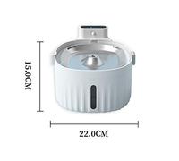 Automatic Feeders 2L Rechargable Automatic Sensor Pet Cat Water Fountain Filter Dispenser Feeder Smart Drinker For Cats Water Drinking Bowl for dogs and cats(2L Dry Battery)