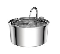 Automatic Feeders 3.2L Cat Automatic Water Dispenser Pet Smart Induction Water Feeder USB With Filter Stainless Steel Dog Feeder Pet Supplies for dogs and cats(A)