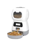 Automatic Feeders 3.5L Automatic Pet Feeder For Cats Smart Swirl Slow Dog Feeder With Voice Recorder Large Capacity Timing Cat Food Dispenser for dogs and cats(3.5L Button control)