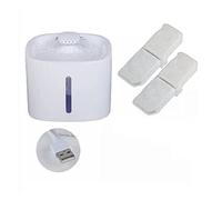 Automatic Feeders 3L USB Automatic Water Fountain Cat Dog Drinking Bowl Pet Smart Drinking Running Pet Drinker Water Auto Feeder Bowl For Cat&Dog for dogs and cats(With Light)